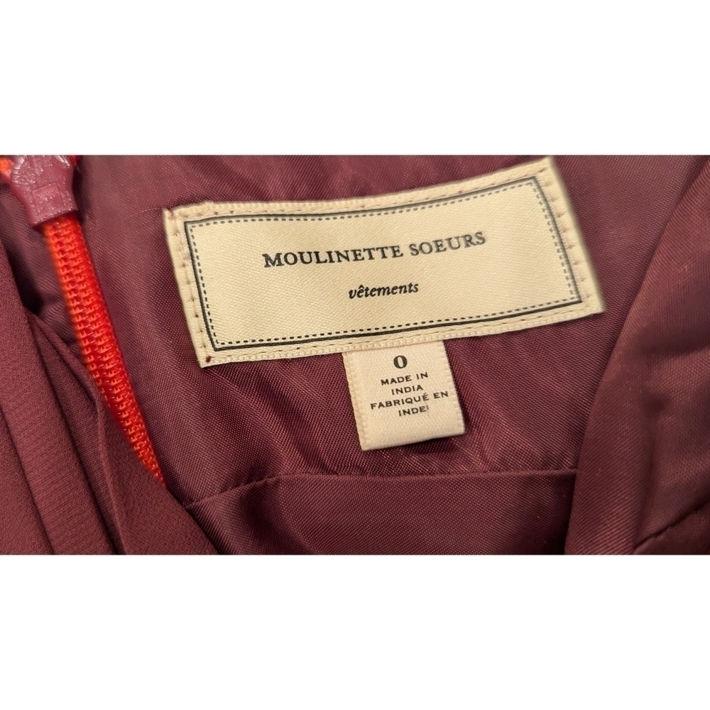 Anthropologie Moulinette Soeurs Roja Pleated Skirt Maxi Dress Size 0 - Picture 6 of 10